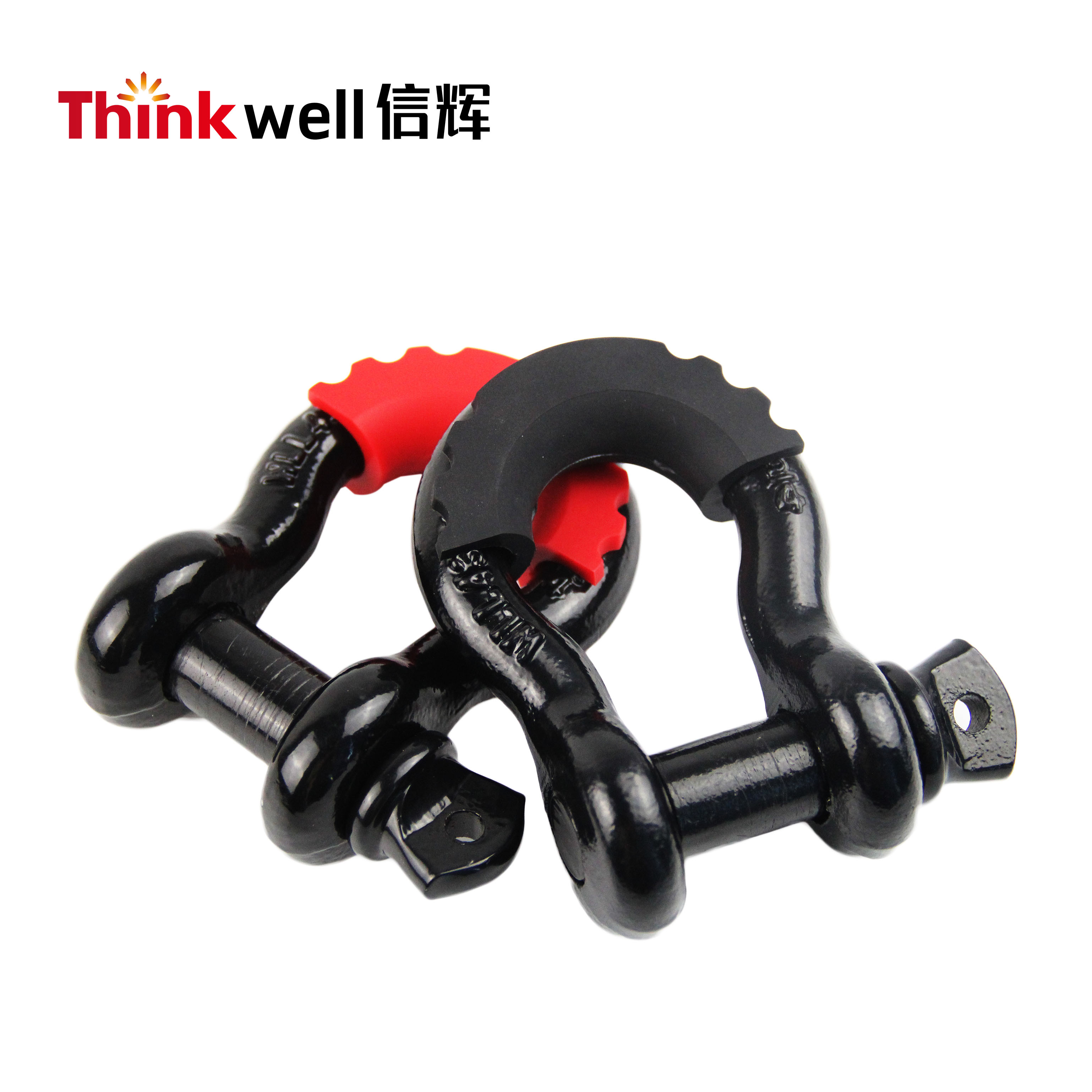 4x4 Off Road สีดำทาสี Forged D Ring Shackle 